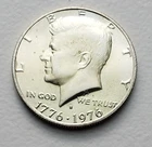 1976 S Kennedy Half Dollar 40% Silver UNC - Actual Photos #4