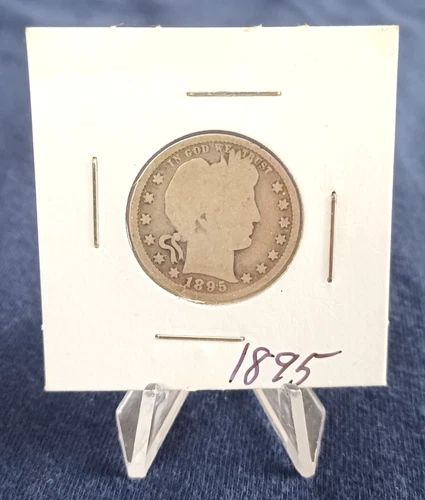 1895 Liberty Head Barber QUARTER 90 % Silver - B20