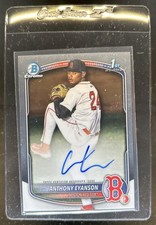 2025 Bowman Draft Anthony Eyanson Chrome Auto 1st Prospect #CPA-AE Red Sox
