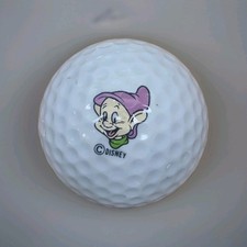 LOGO GOLF BALL-ORIGINAL DISNEY SEVEN DWARFS-DOPEY-OLDER LOGO