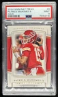 2019 Panini National Treasures Patrick Mahomes II Gold #/35 Chiefs PSA 9