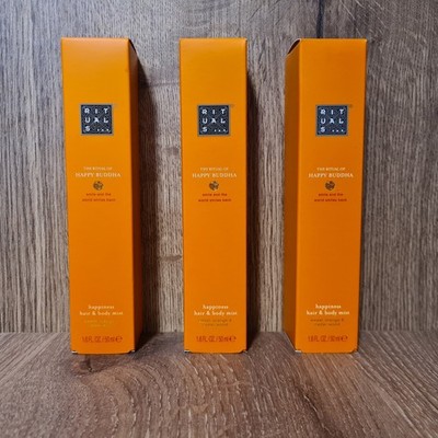 3er Set The Rituals of Happy Buddha Hair Body Mist Haar Körperspray 50ml