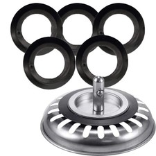 5X Replacement Rubber Seal For Franke Strainer Plug Washer For Kitchen Sink Part