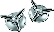 Kuryakyn Knock-Off Center Caps For Trikes Chrome