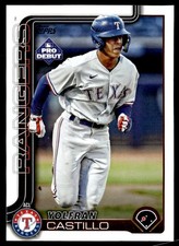 2025 Topps Pro Debut #PD-51 Yolfran Castillo ACL Rangers Pro Debut