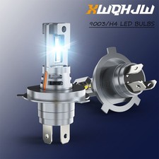 2X CSP LED Kit 100W 9003 HB2 H4 6000K White Dual Bulbs Head Light High Low Beam