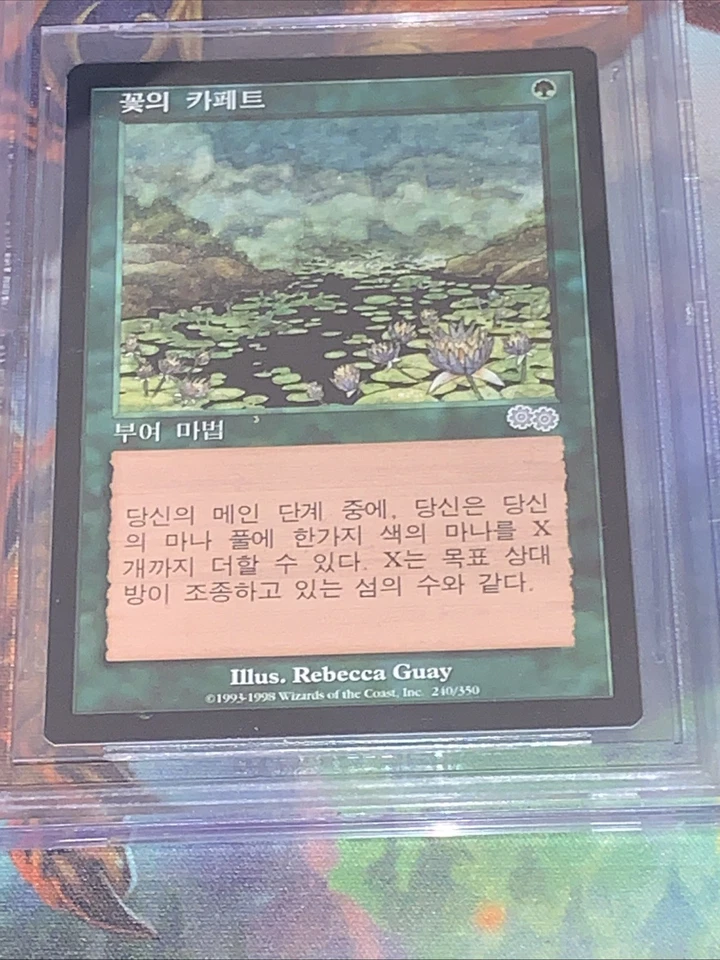 1998 MTG Carpet of Flowers Urza's Saga Korean BGFS 9.5 (10, 9.5, 9.5, 9.5) - Image 3 of 4