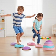 Special Supplies Stepping Stones for Kids 5 Balance Indoor and Outdoor Blocks