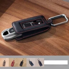 Leather Car Key Fob Case Cover Bag For Porsche Panamera Macan 911 Cayenne 2017+