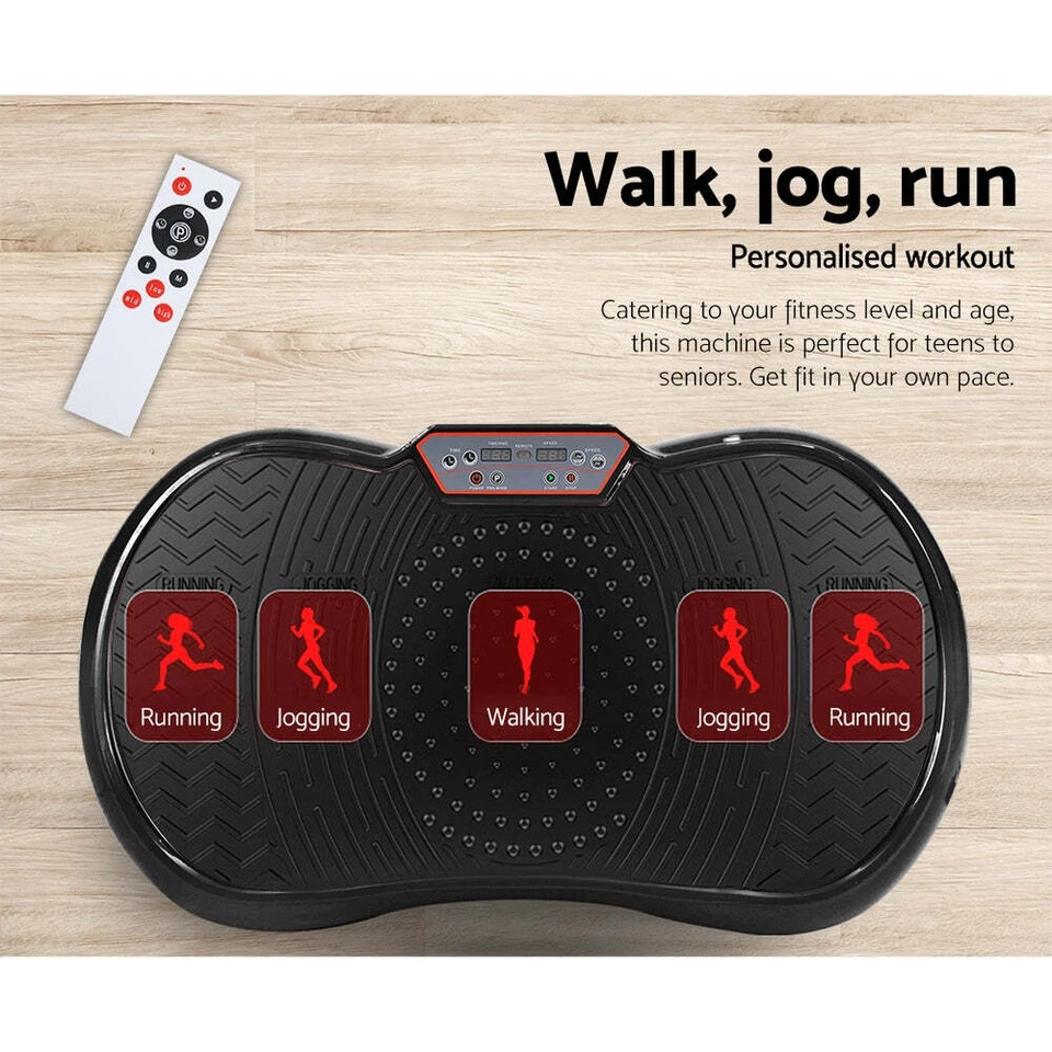 NNEDSZ Vibration Machine Plate Platform Body Shaper Home Gym Fitness Black - Image 4 of 4