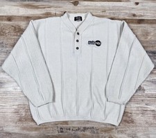 VTG VCC Vantage MultiMax Cinemax Henley Sweater Size XL - Made in the USA