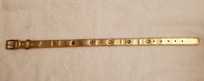 infinity stone dog collar