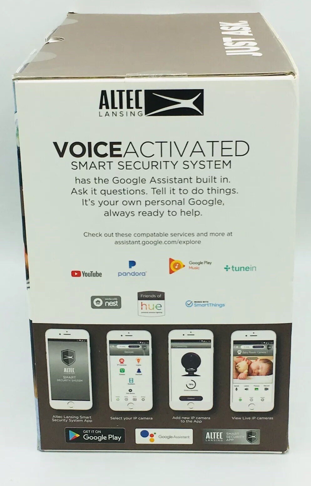 Activated Smart Altec Lansing Voice Activated Security System
