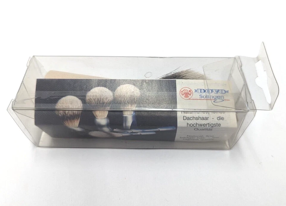 Nuevo jabón de afeitar Joris y cepillo de pelo fino de tejón Dovo Solingen Foto 2 de 3