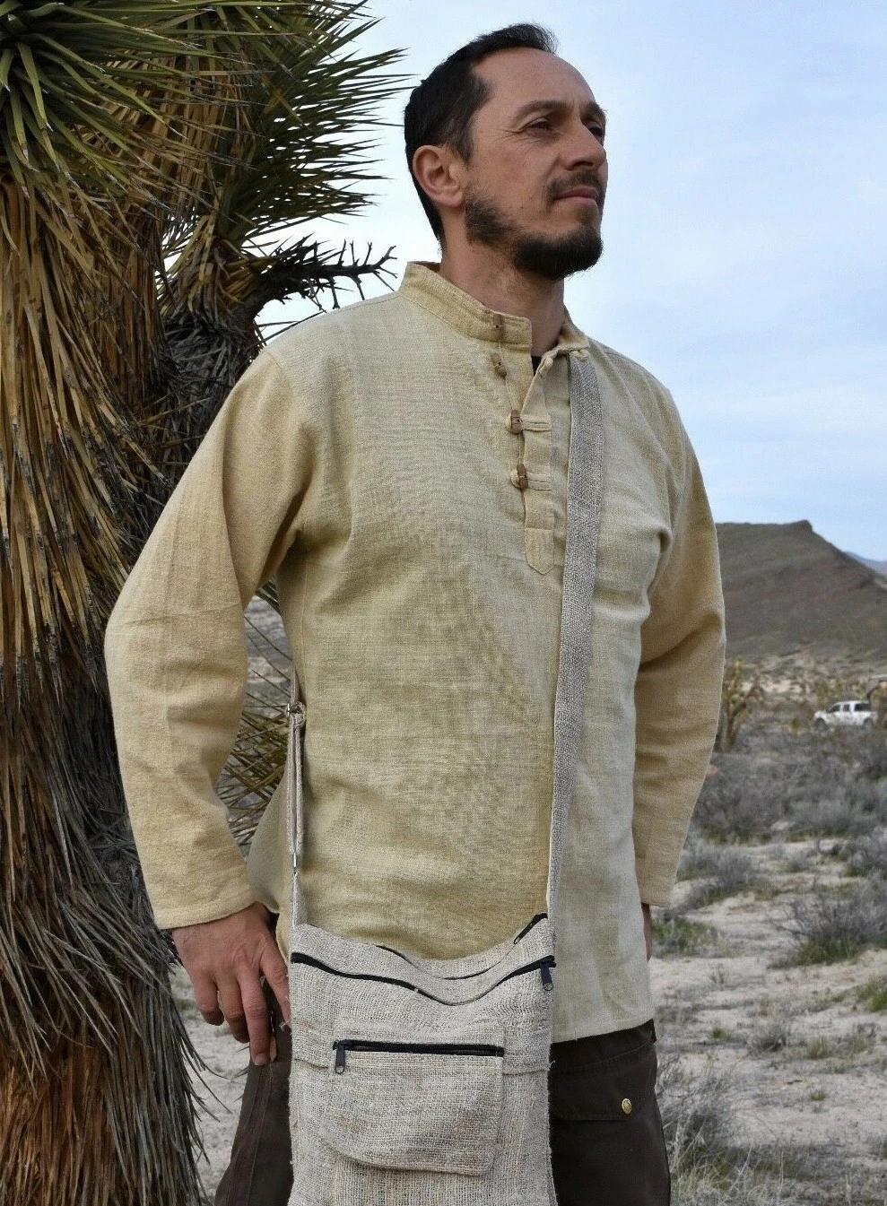 Hemp Shirt 100% Long Sleeve Handwoven
Opens in a new window or tab