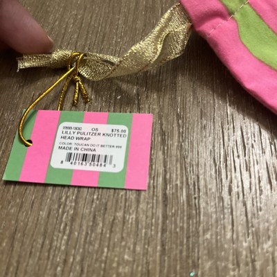 LELE SADOUGHI X LILLY PULITZER TOUCAN DO IT BETTER KNOTTED HEAD WRAP Lilly Pulitzer | Accessories | Lele Sadoughi X Lilly  main image 3