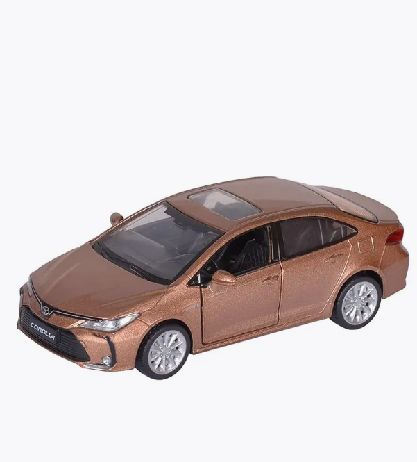 Toyota Corolla, Metal Model, Diecast Car Scale Collectible Toy