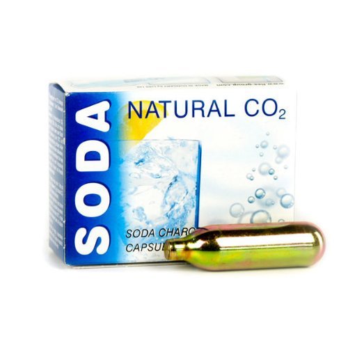 LISS - 10 CAPSULE CARTUCCE RICARICHE BOMBOLETTE CO2 PER SIFONE SODA SELTZ