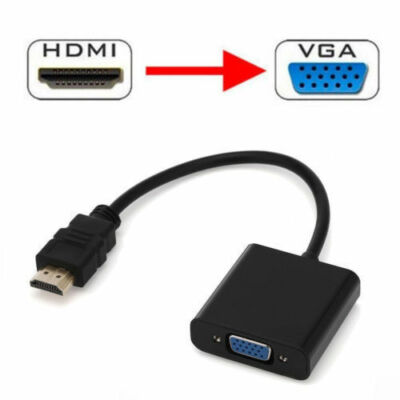 HDMI Male to VGA Female Video Cable Cord Converter Adapter For PC Monitor USA