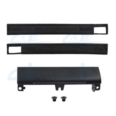 AUTOPARTSLAND For Dell Latitude E6330 E6530 E6430 Hard Drive Caddy Cover & 7mm Rubber Rails