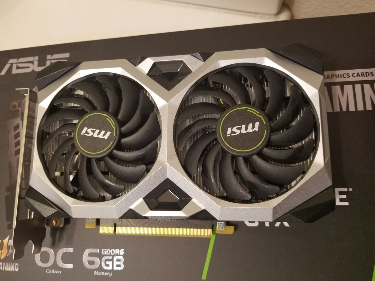 MSI GeForce GTX 1660 Ti 6GB GDRR6 DirectX 12 Dual Fan VR Ready GPU