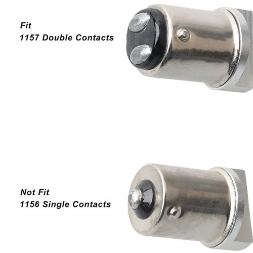 1157 LED Rear Turn Signal Red Blinker Lights Bulb For Harley Forty Eight XL1200X - Image 2 of 4