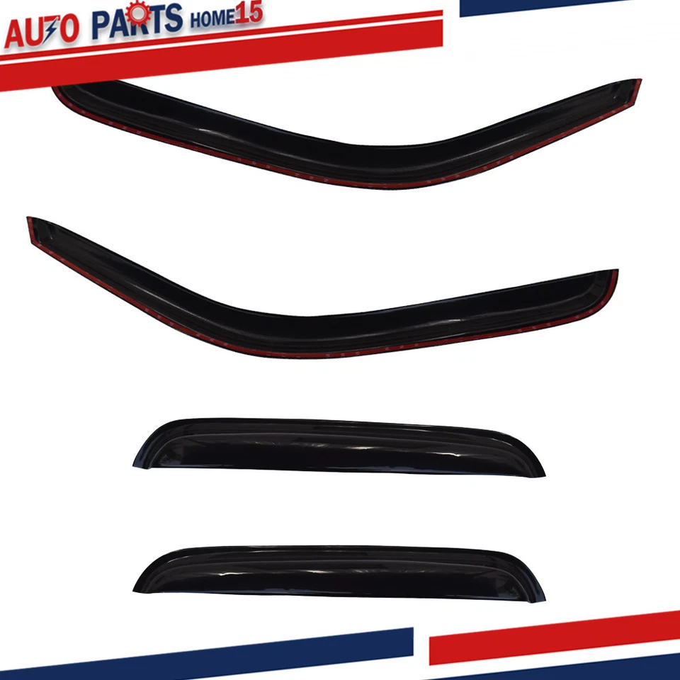 For 1999-05 06 Chevy Silverado/GMC Sierra Window Visor Sun Rain Guard Deflector Foto 2 de 4