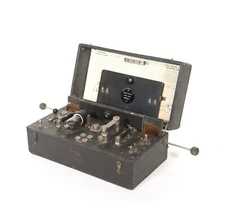 1923 Marconi Valve & Crystal Set * Very Scarce Radio * Works