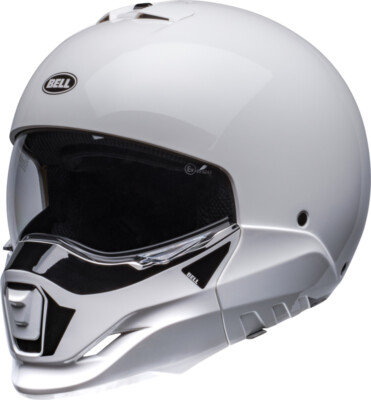 Helm Bell Broozer Duplet Glanz White