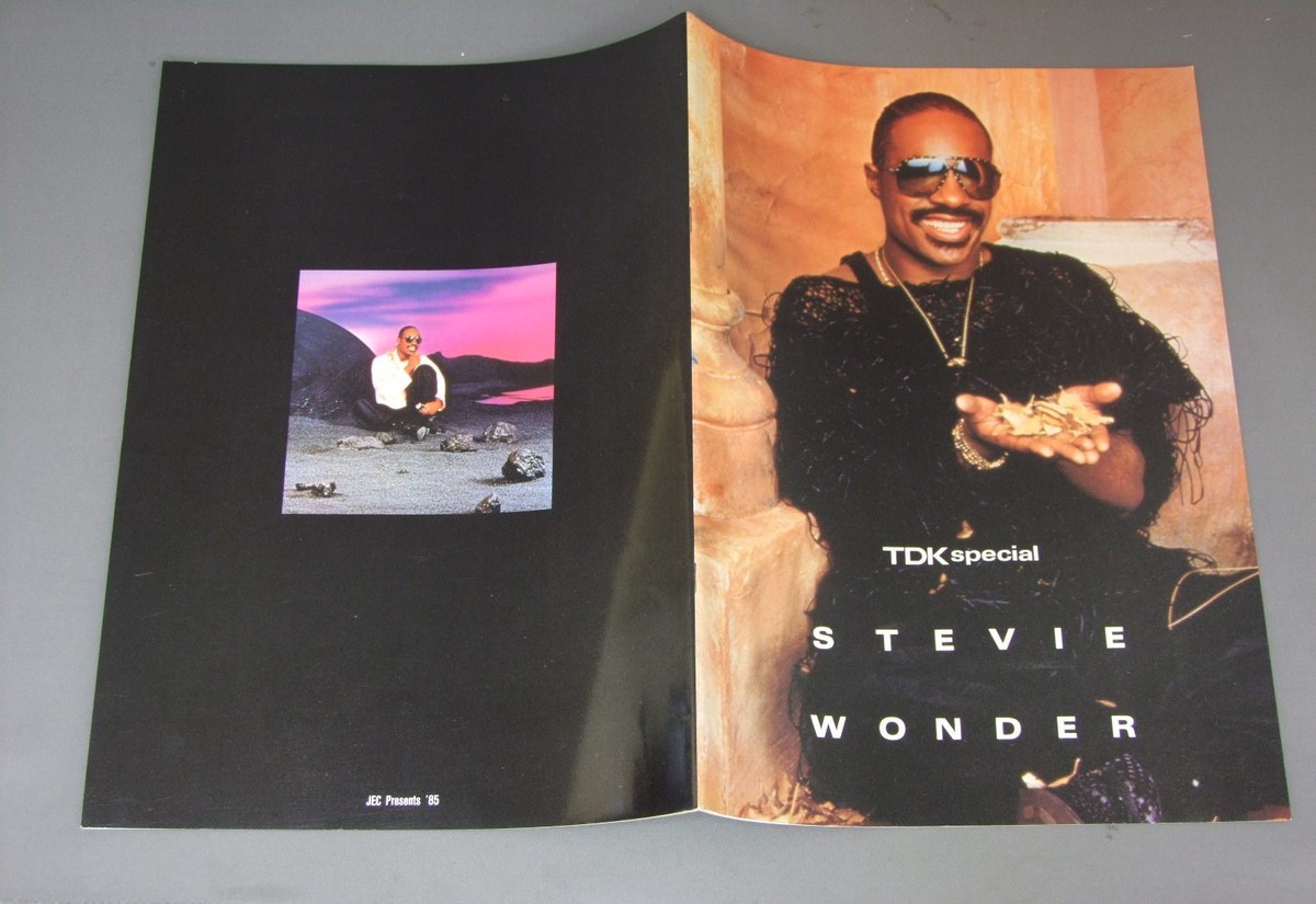 スティービー・ワンダー レコード3枚+85'ツアーパンフ STEVIE WONDER