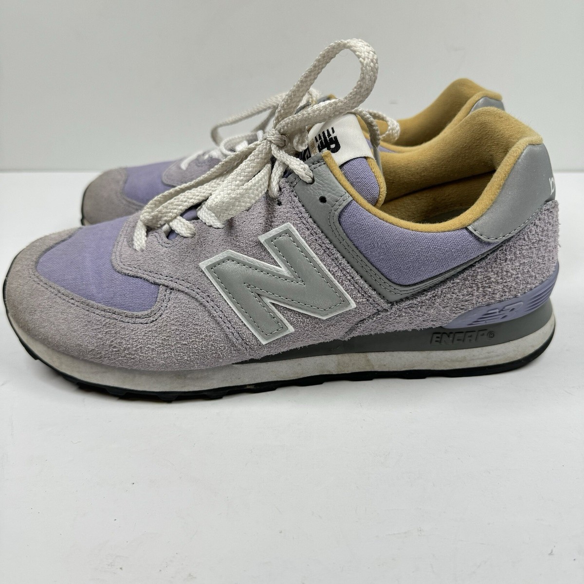 NEW BALANCE 574 Women's Size 10 Men's 8.5 Purple Grey Shoes