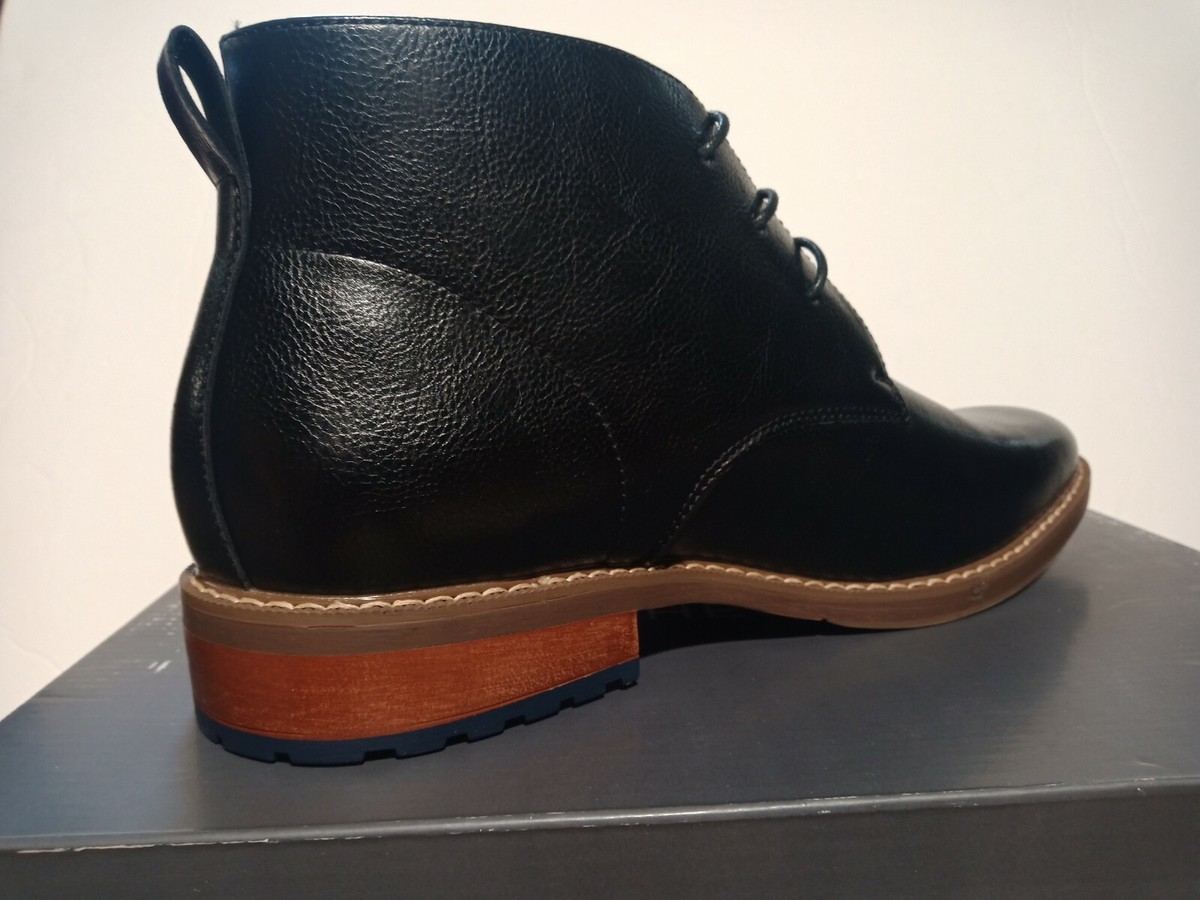 Van Heusen Men\'s Gibson Lace Up Ankle Boot Black Size 11 M NWT Van Heusen, Gibson, Black, Casual, Formal Boot, Memory Foam  main image 2
