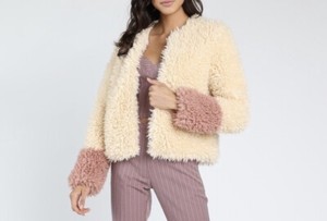 teddy bear coat bomber