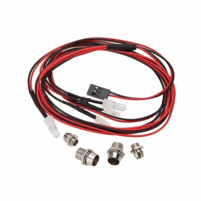 1/10 1/8 Upgrade 4 LED Light Set Headlight Taillight for HSP RC Cars US