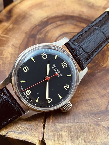 Vintage Watch USSR SPORTIVNIE Soviet Sport Wristwatch Pobeda Mechanical 2608 - Picture 20 of 24
