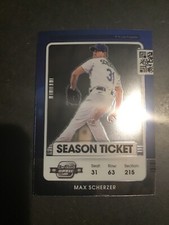 2021 Contenders Baseball Max Scherzer Optic Insert Los Angeles Dodgers 
