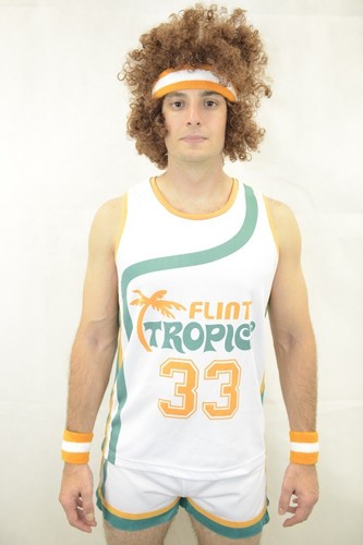 JACKIE MOON COSTUME Jersey Shorts Wig 