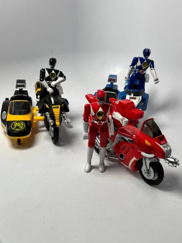 Power Rangers Battle Bike Power Cycle Lot of 3 Mighty Morphin MMPR Vintage 1993