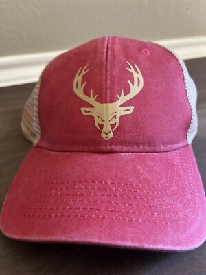 elk skull womens hat pony tail hole 