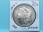 1878-S $ MORGAN SILVER DOLLAR GEM BU FROSTY WHITE MILD RIM TONING!  #231618-100A