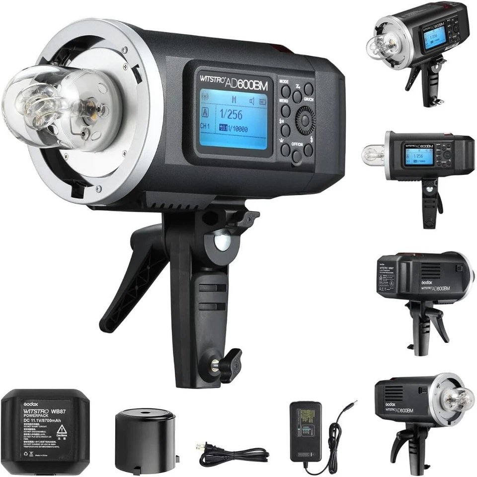 US Godox AD600 BM 600Ws GN87 2.4G Bowens Mount Flash Speedlite + Xpro-N Trigger - Image 3 of 4