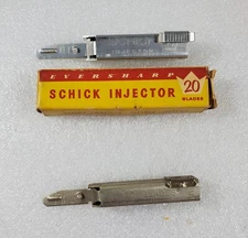 1 New Old Stock Schick Eversharp Injector Razor Blades 20 Pack + 1 Used Quanity?