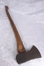 Vintage Woodings Verona US 95 Single Bit Axe Genuine American Hickory Handle