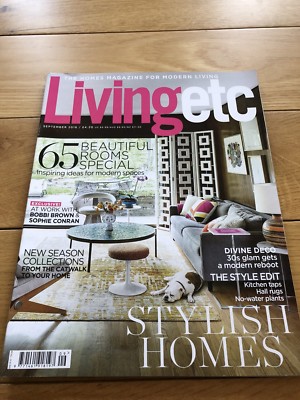 Living Etc Magazine - September 2016 FREE U.K SHIPPING