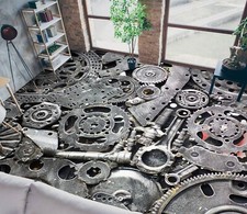 3D Equipment FZ153 Floor WallPaper Murals Epoxy Floor Print Decal UK Amy