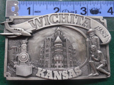 Wichita Kansas 1983 Belt Buckle