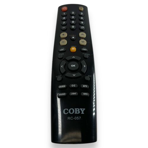 Coby TV Remote RC-057 Factory Original TFTV2425, TFTV3229, LEDTV1926, LEDTV3226 - Picture 1 of 4