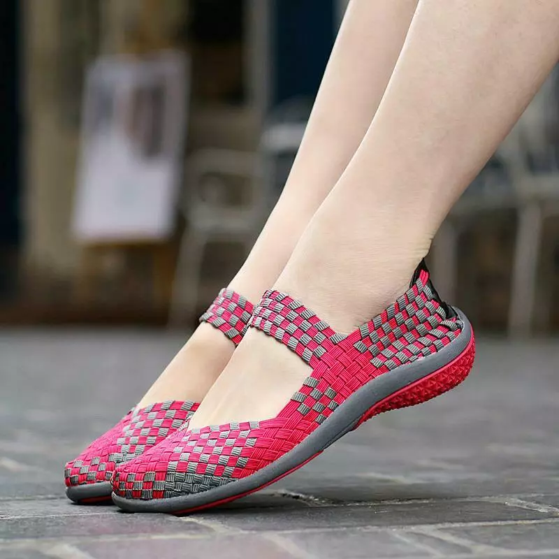 Slip on shop woven shoes