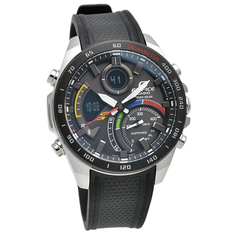 CASIO Quartz Analog White Black Watch ECB-900YMP-1AJF JAPAN