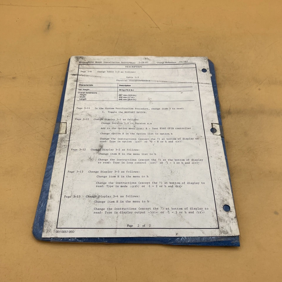 Tektronix 8560 Multi-User Software Development Unit Installation Service Guide - Image 3 of 4